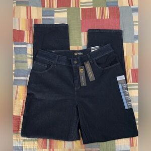 Lee Women's Plus Straight Leg Jeans - Dark Blue size 14W long